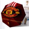 Printed Manchester United FC logo Printed Folding Umbrella,Outdoor,Leisure,And Travel Umbrella,Durable Umbrella Fabric,Birthday And Holiday Gift