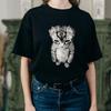 Black Cat Shirt | Vintage Kitten Graphic Tee | Unisex Streetwear | Gift for Her/him