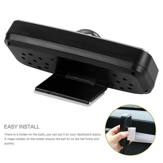 3 в 1 Простой автомобильный термометр Компактный высококачественный АБС-пластик Легко читаемый