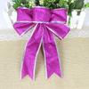 Glitter Powder Christmas Tree Decor Bowknot Hanging Ornaments Bowknot Christmas Bowknot DIY Accessories