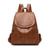 Ladies Bookbag Rucksack Women Large Capacity Backpack Purses High Quality PU Leather Female Vintage School Bags Travel Bagpack