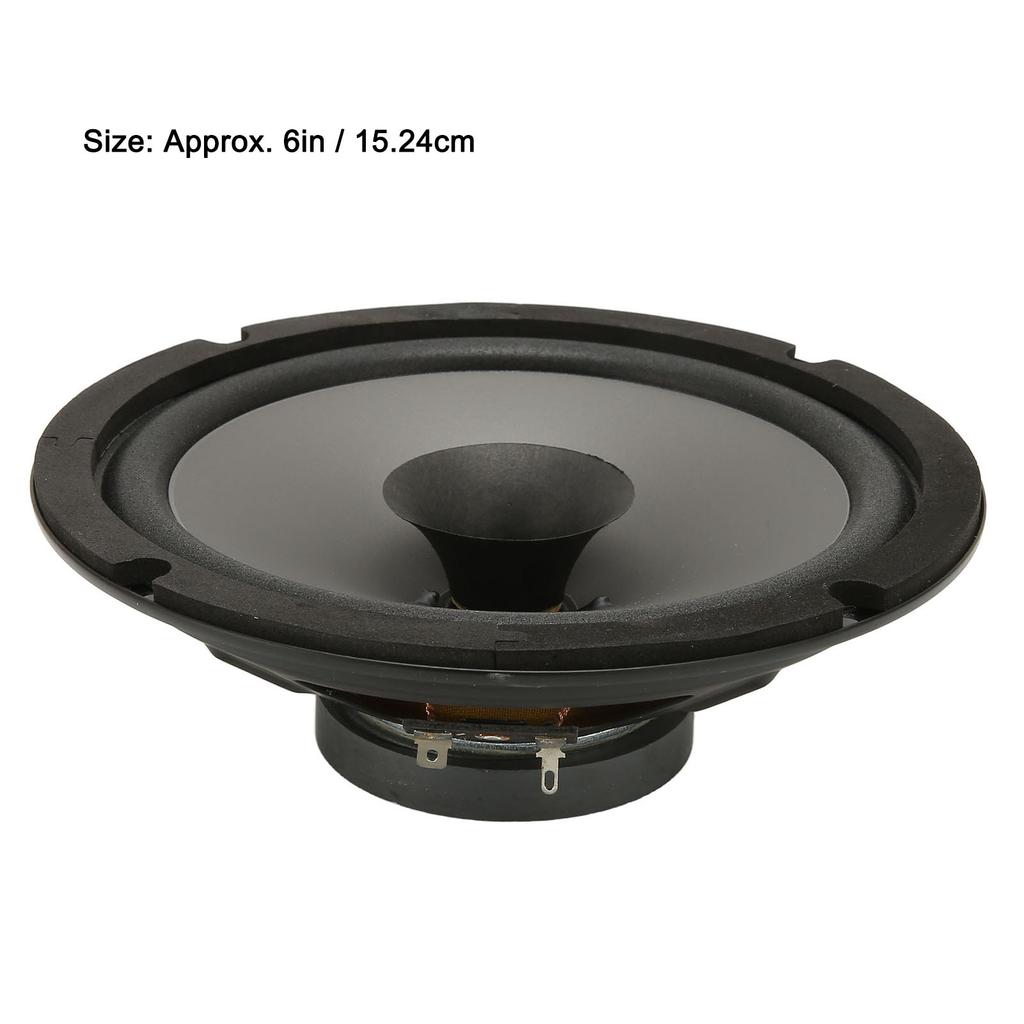 6-дюймовый среднечастотный коаксиальный динамик 500 Вт 60 Гц-20 кГц Чувствительность 93 дБ для модификации автомобильной системы