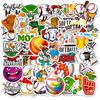 50 Sheets Of Baseball And Softball Nordic Style Independent Personality Diy Decorative Stickers Waterproof Gooka Stickers