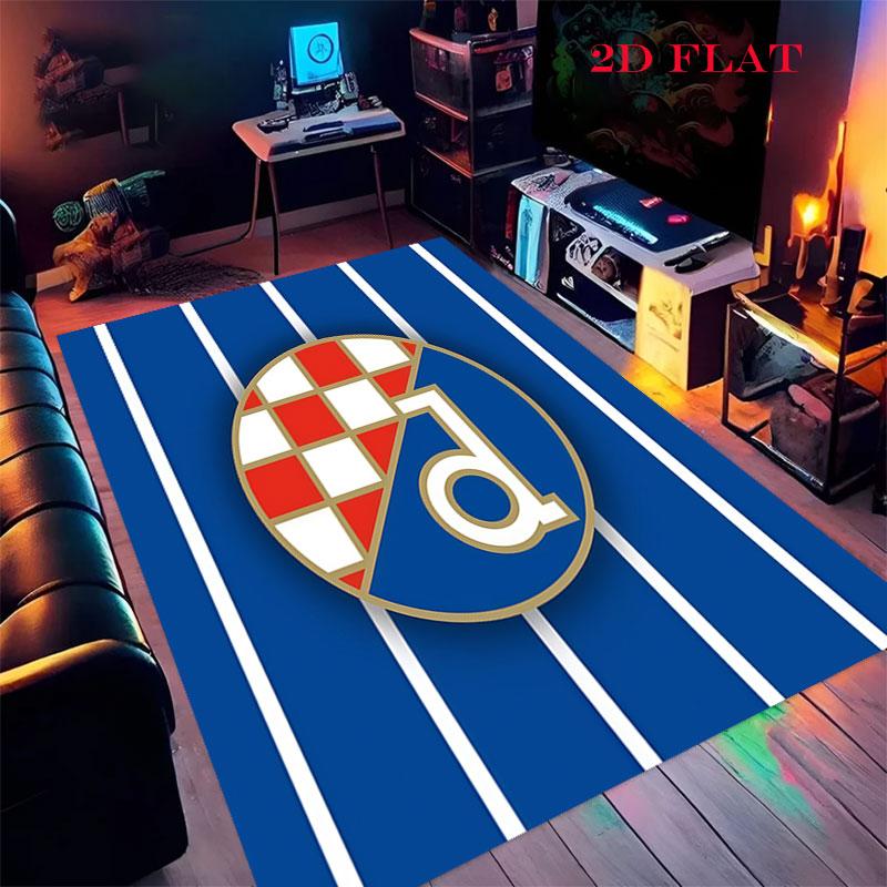 GNK Dinamo Zagreb Carpet Rug for Living Room Bedroom Home Sofa Decoration,Kids play Nonslip Floor Mat