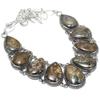 Pyrite Gemstone Handmade 925 Silver Jewelry Necklace 18" JCN484-353