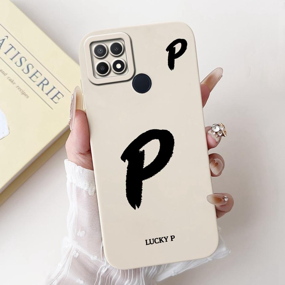 New Fashion Letter Phone Case For OPPO A15 A15s Soft Silicone Shockproof Cover For Oppo A15 A15S CPH2179 CPH2185 Cases Bumpers