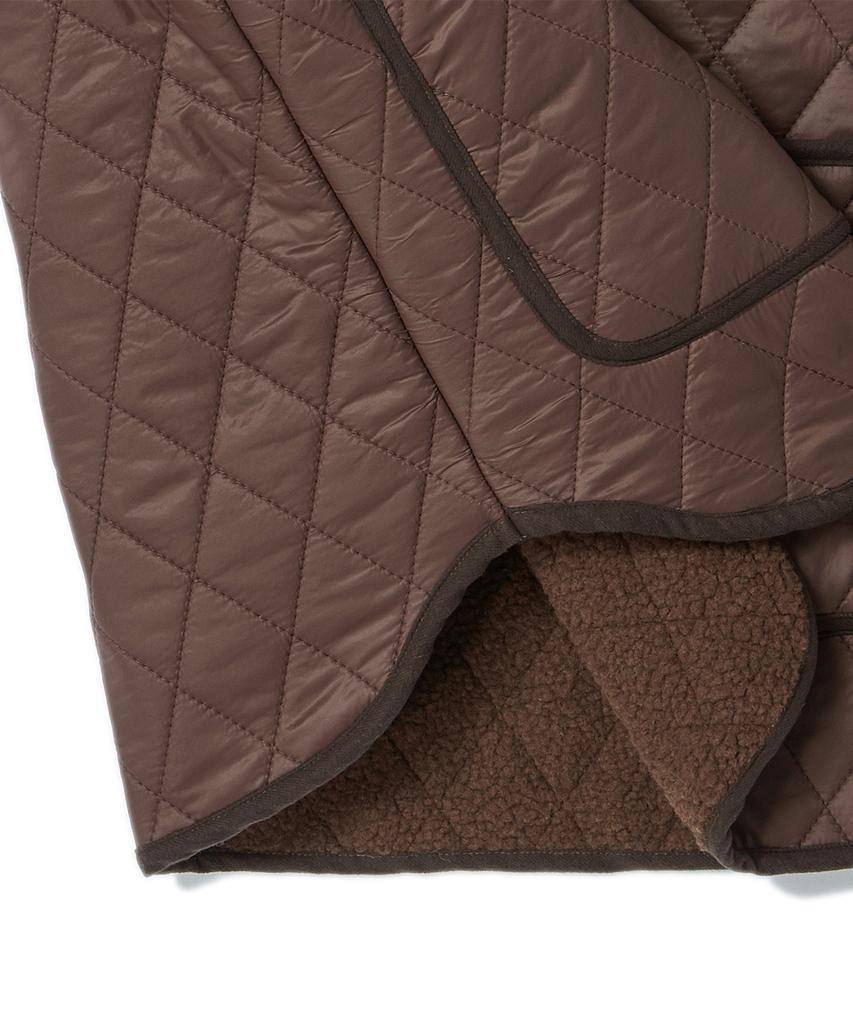 Beyond Closet Стеганый жилет с нашивкой Patch Point, 1 л, коричневый