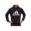 adidas Классическая толстовка с капюшоном и принтом логотипа на шнурке, мужская, для повседневной носки, активного отдыха, спорта, повседневная, с длинным рукавом, черная GH6663
