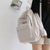 Student Cute Backpack Small White Duck Pendant Backpack  Travel Bag