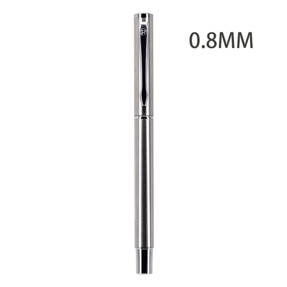 Curved Nib Fountain Pen Metal Writing Signature Pen Multi-functional Calligraphy Pen Students
