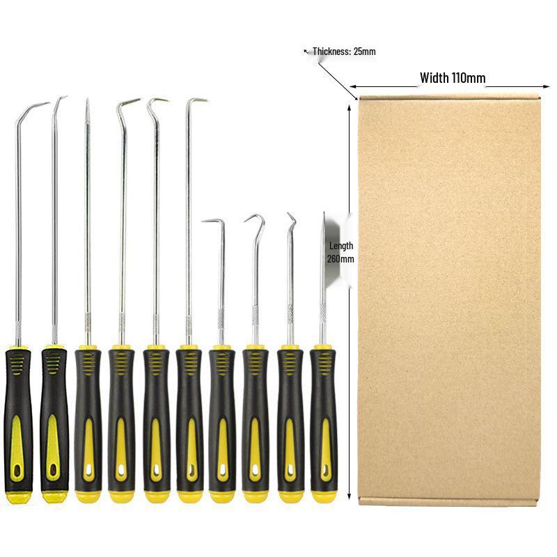 Oil Seal Removal Tool Set: Screwdrivers & Special Hooks (10PCS)