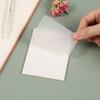 50 Sheets Transparent Sticky Notes Scrapes Stickers Note Pads Posted It Paper Clear Notepad School Stationery Office Supplies