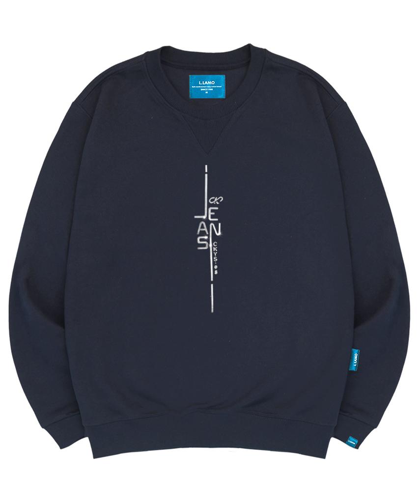Свитшот Ellamo на флисе, средний, серебристый, унисекс, большие размеры S~4XL (Тип Б)
