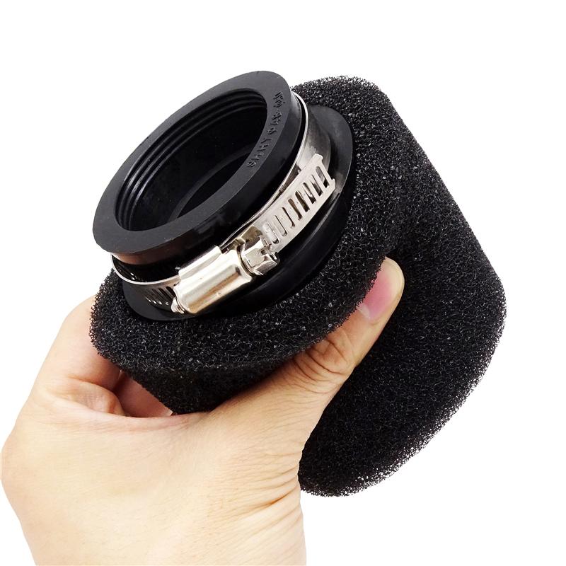 47 мм универсальный мотоцикл прямой черный пенопласт воздушный фильтр губка очиститель подходит для Suzuki Yamaha Kawasaki ATV велосипед грязевые ямы части