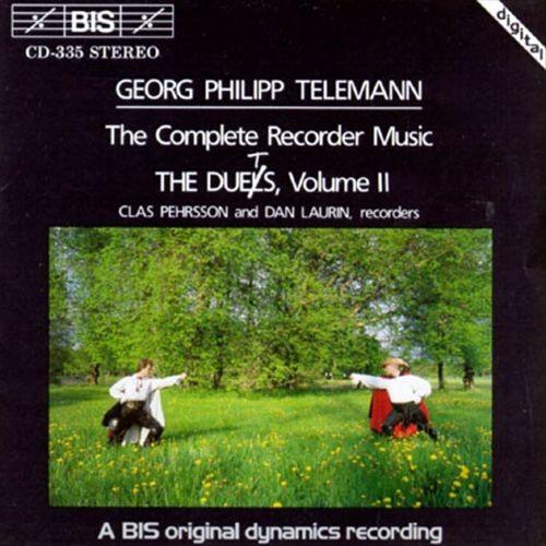 CD КЛАСС ПЕХРССОН, ДАН ЛАУРИН - Георг Филипп Телеман : Диктофон D BISCD335 BIS 1987 Европа Классический Б/У