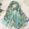 Summer Scarf Scarf for Women Pastoral Decoration Thin Georgette Fragrant Grass Long Spring and Autumn Versatile Sun Protection Shawl