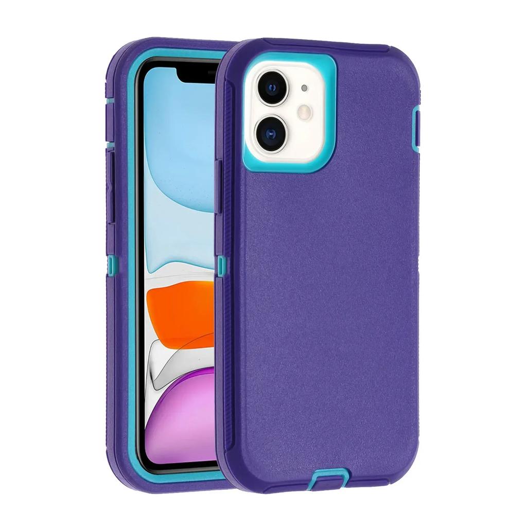 3-в-1 Прочный бронированный противоударный чехол OTT для iPhone 17 Air 16E 15 14 Plus Pro Max Прочный защитный чехол-коробка против падений