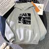 Vintage Anime Car Print Men Women Hoodie Casual Oversized Pullover Popular Sweatshirt Fashion Streetwear Unisex Clothing