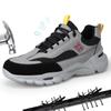 New Fashion Wear-resistant Labor Protection Shoes Men's Bag Steel Toe Anti-smash and Puncture Anti-puncture Safety Protection Work Shoes