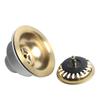 Kitchen Sink Drain 304 Stainless Steel Gold Finished High Quality Fashion Pop-up Antique Antibrass Finished