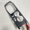 Central Control Gear Shift Water Cup Panel Cover Trim For Peugeot 208 / 2008  - 2025 ABS Carbon Fiber Accessories Interior