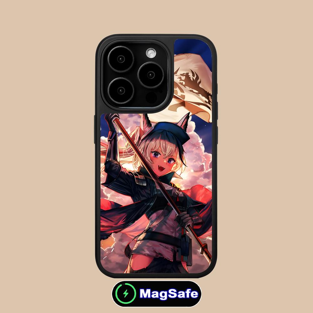 Arknights Grani Матовая поверхность Magsafe Чехол для мобильного телефона для iPhone 17 16 15 14 13 12 11 Air Pro Max Plus Цветная крышка