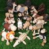 Movable Joint Simulation Animal Model Giraffe Lion Bendable Wild Animal Figure  Room Decoration