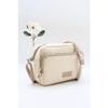 Women's Cream Mink 2-compartment Adjustable Strap Shoulder And Crossbody Bag