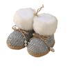 Elegant Knitted Christmas Shoes Ornament Handmade DIY Christmas Decorations  for Xmas Tree