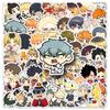 51 шт. Стикеры-граффити Haikyuu Q Version - Милые японские аниме украшения для бутылок с водой, телефонов и планшетов.