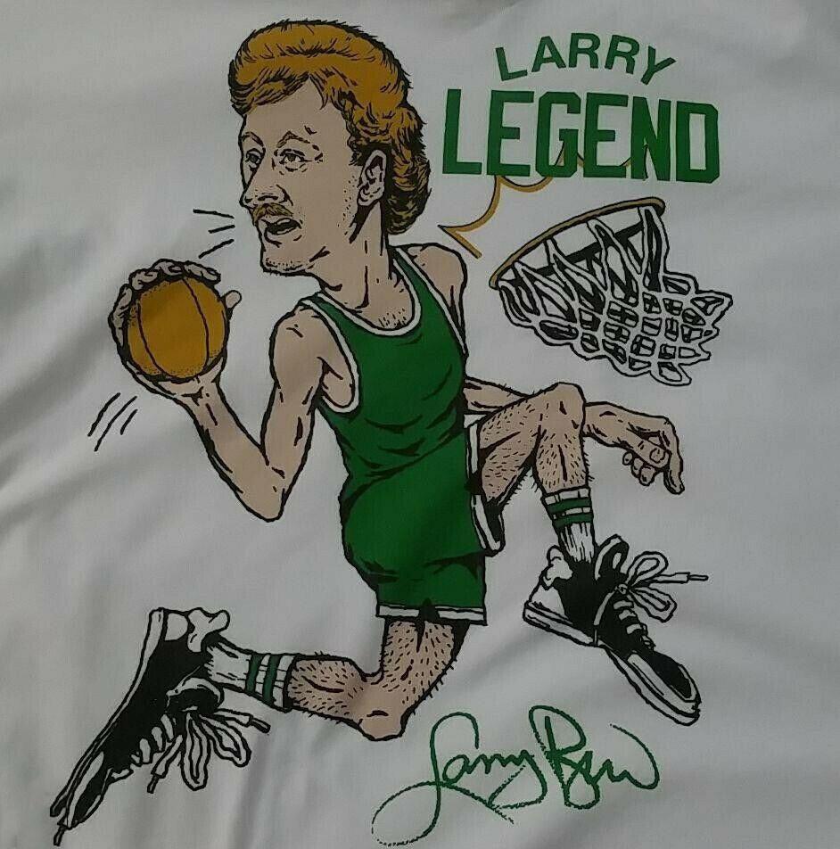 Larry Bird Legend Cotton White Men S-234XL T-shirt VN2300 Unisex T-Shirt