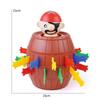 Pirate Barrel Kids' Interactive Toy - Insert Sword Game & Prank