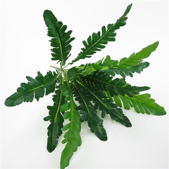 12 головок искусственное птичье гнездо папоротник зеленое растение стены домашнего офиса магазин декор