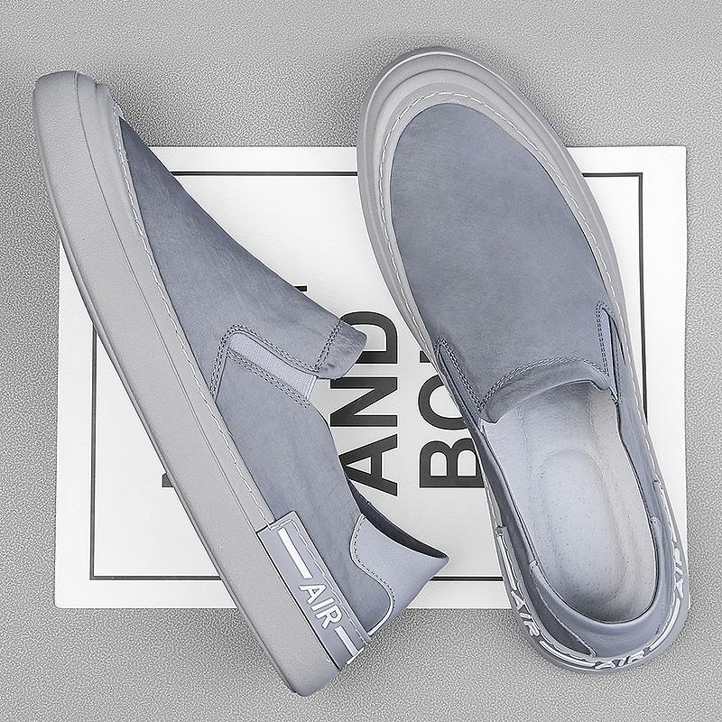 Summer Men Sneakers Breathable Ice Silk Cloth Shoes Flat Loafers Men Slip On Shoes Lazy Sports Shoes Deportivos