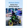 Motorcycle Helmet Bluetooth Headset 6 Riders Group Intercom IPX Waterproof Noise Reduction Wireless Interphone Hands‑Free Music for Moto Riding