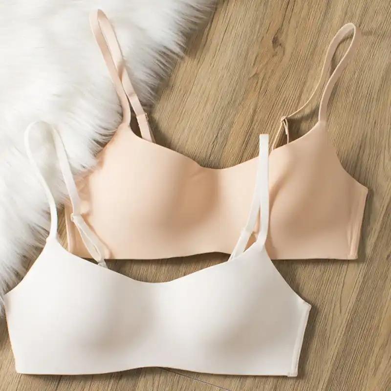 Sexy Bra for Women Seamless Invisible Bra Wire Free Bralette Girls Comfort Underwear One-piece Thin Cup Brassiere U Back Lingerie