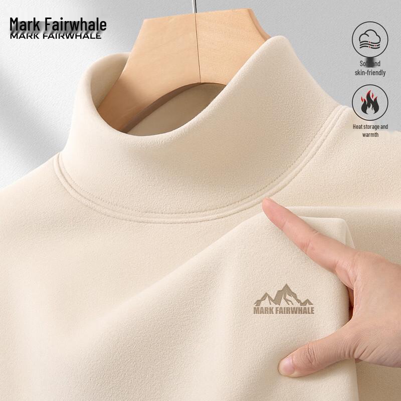 Mark Fairwhale Men's Thermal Long Sleeve Mock Neck Tee