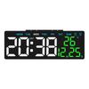 Digital Alarm Clock USB Powered TEMP Date Week Auto Dimmer DST Table Clock 12/24H Timing Countdown Electronic LED Alarm Clock