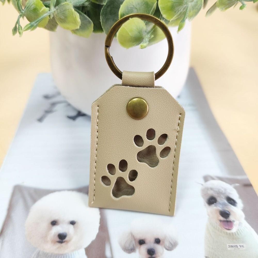 Cat Dog Claw Pet Hair Keychain Puppy Dogs Paw Pendant Cute Pet Hair Storage Bag Unisex