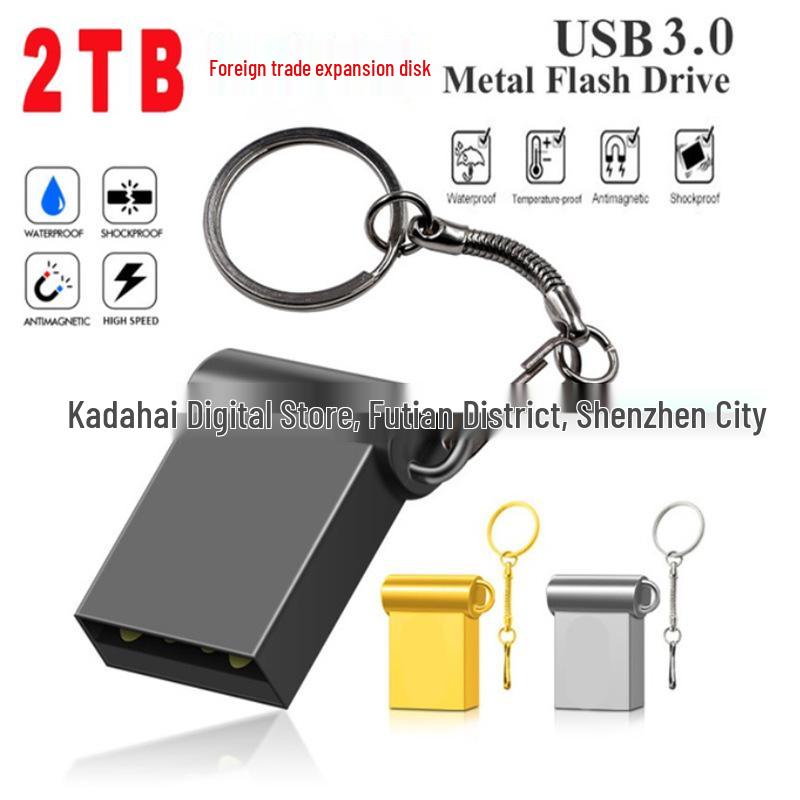 USB 3.0 Мини-флешка Cross-Border - Доступна в объемах 32 ГБ, 64 ГБ, 16 ГБ, 1 ТБ, 2 ТБ.