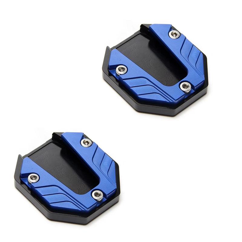 1/2pcs Motorcycle Bike Parking Kickstand Extender Foot Side Stand Pad Support Plate Motorbike Accessories