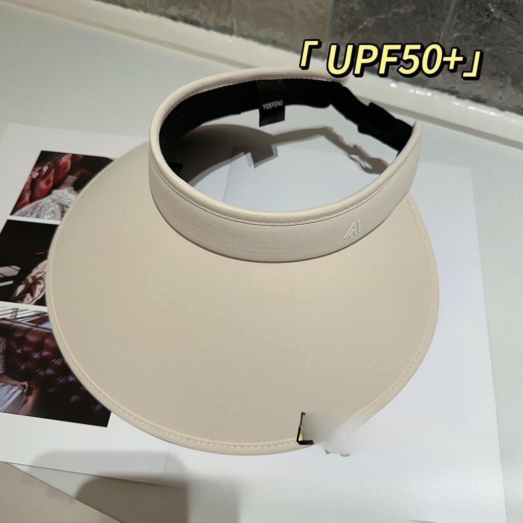 Летняя шляпа с широкими полями из ледяного шелка, шляпа с открытым верхом, женская уличная ультрафиолетовая портативная шляпа, складная шляпа от солнца