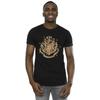 Harry Potter Mens Gold Hogwart Crest T-Shirt