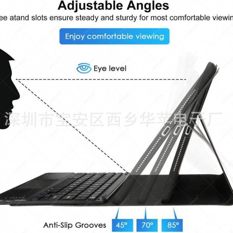 IPad Pro 11-inch Spanish Layout Bluetooth Keyboard Case With Backlit Keys Magnetic Sleep/Wake Stand Protective Cover