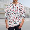 Men's T Shirt O-Neck Clothing Apparel Outdoor Long Sleeve Print Fashion Designer Vintage