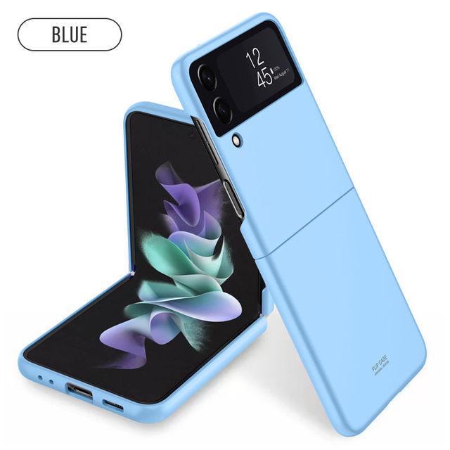 Для Samsung Galaxy Z Flip 4 модный скраб для кожи чехол для мобильного телефона с точным вырезом ультратонкий складной чехол