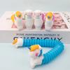 New Pop Tube Silicone Alpaca Unicorn Bubble Balls Push It Decompression Pipe Anti-stress Vent Fidget Toys for Kids Adults Gifts