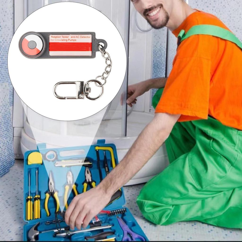 Solenoid Tester Valve Check Tool to Detects AC Fields Built in Indicator Stable Maintenance
