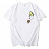 New Avocado Shirt Vegan T Shirt Men Harajuku Kawaii Short Sleeve T-shirt Novelty Creative Pocket Tshirt Fashion Top Tees
