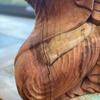 Buddha Statue Teaching Hand Carved Suar Wood 40cm